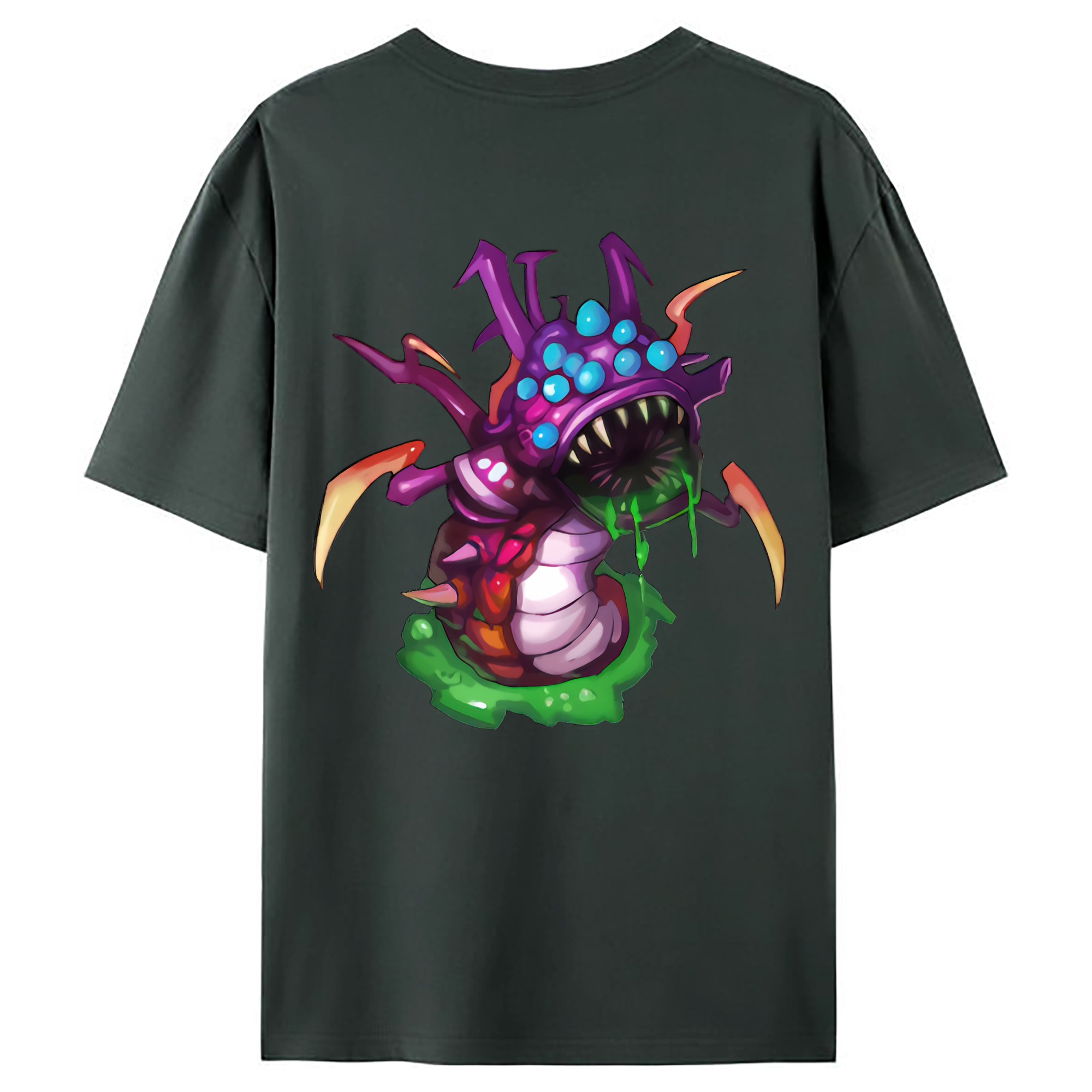 （画像用） リーグ・オブ・レジェンド League of Legends LOL 綿100％ メンズ半袖Tシャツ（バックプリント） 通気性